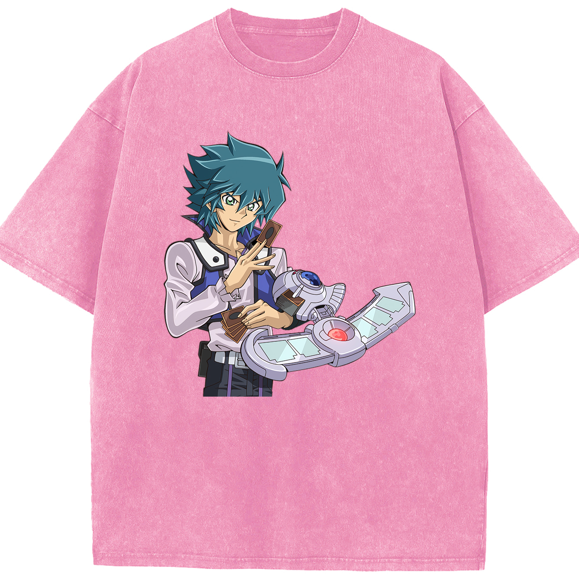 （画像用） 遊☆戯☆王 Yu-Gi-Oh! 綿100% ヴィンテージ風 半袖Tシャツ（フロントプリント）